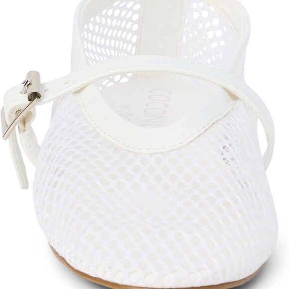 Women’s Ballerina Flats Vegan Mesh Rubber Sole Fabric Slip-On Buckle Size 7 - Picture 7 of 7